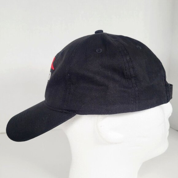 Pizza Hut Hat Cap Classic Retro Logo Black Adjustable Employee Uniform OSFM - Picture 2 of 9